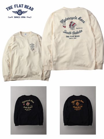 FN-TML-105 フラットヘッドロングスリーブTシャツ105 FNTML105 FLATHEAD フラットヘッドロングTシャツ 長袖Tシャツ ロンTの画像
