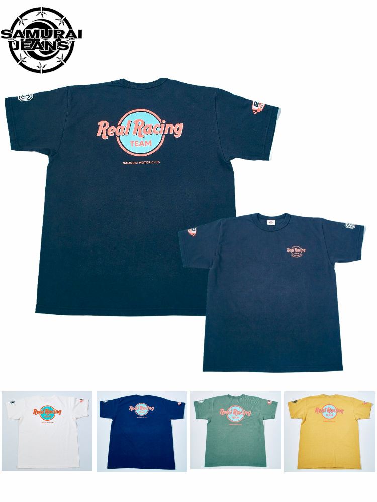 先行予約受付中！SMT27-102 サムライ自動車倶楽部半袖Tシャツ27-102 SMT27102 SAMURAIJEANS サムライジーンズTシャツ サムライ自動車倶楽部半袖Tシャツの画像