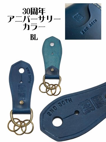 KS-3-2ND 2ND別注CRキーホルダー3 KS32ND 黒羽（CROW：クロウ)キーホルダー 25周年記念 30周年記念 レザー メンズの画像