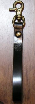 WS-S-Sサイズ-黒羽ウォレットストラップ-WSS-黒羽（CROW：クロウ)ストラップ レザー メンズの画像