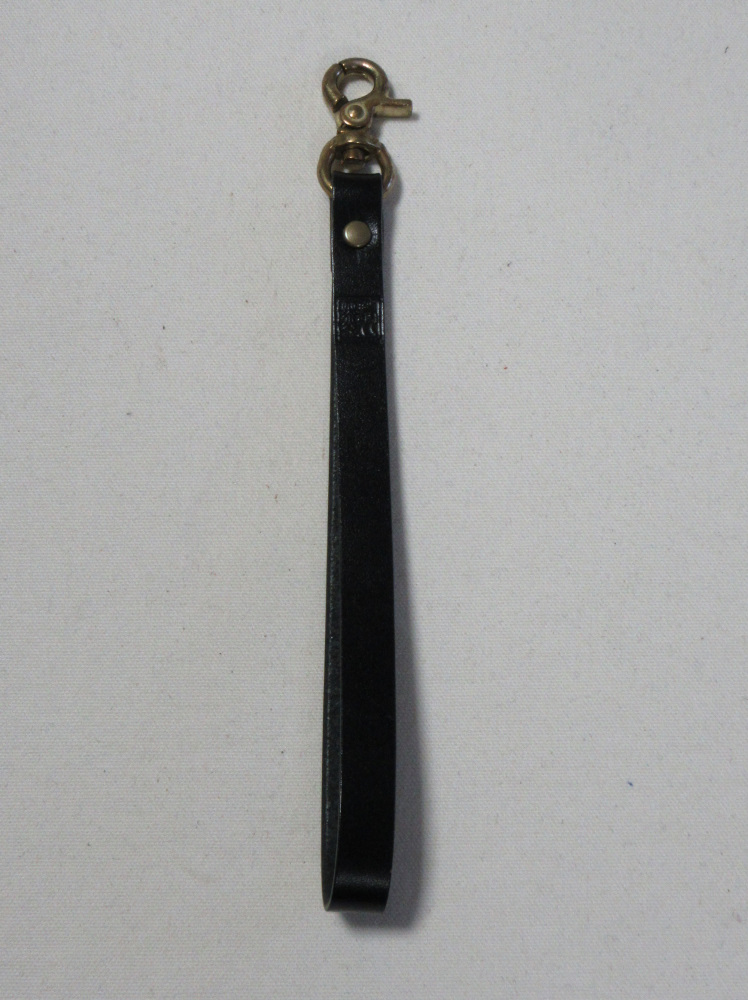 WS-L-Lサイズ-黒羽ウォレットストラップ-WSL-黒羽（CROW：クロウ)ストラップ レザー メンズの画像