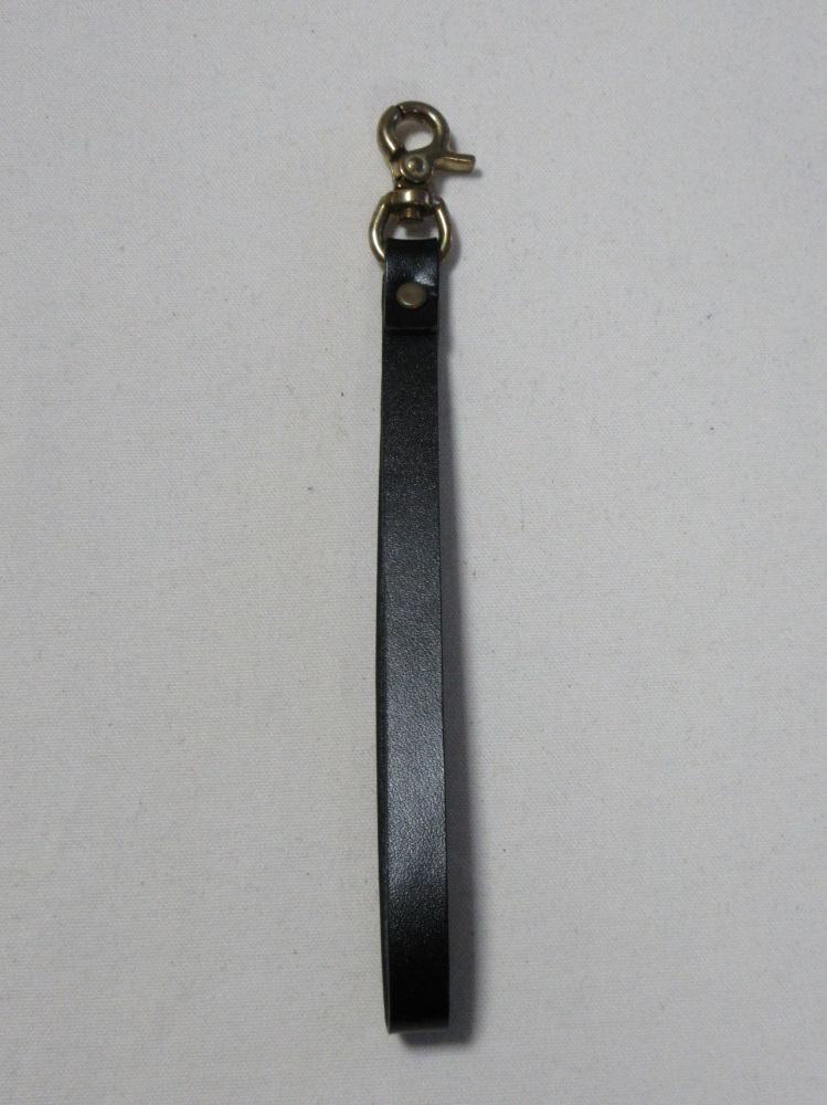 WS-L-Lサイズ-黒羽ウォレットストラップ-WSL-黒羽（CROW：クロウ)ストラップ レザー メンズの画像
