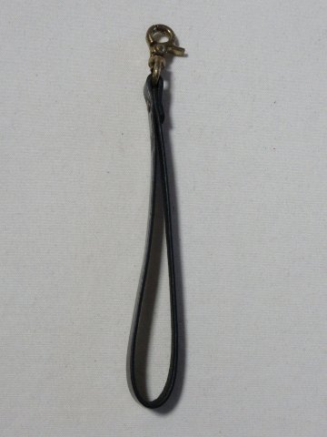 WS-L-Lサイズ-黒羽ウォレットストラップ-WSL-黒羽（CROW：クロウ)ストラップ レザー メンズの画像