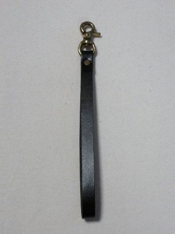 WS-L-Lサイズ-黒羽ウォレットストラップ-WSL-黒羽（CROW：クロウ)ストラップ レザー メンズの画像