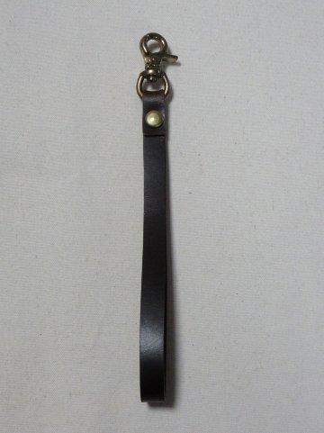WS-L-Lサイズ-黒羽ウォレットストラップ-WSL-黒羽（CROW：クロウ)ストラップ レザー メンズの画像