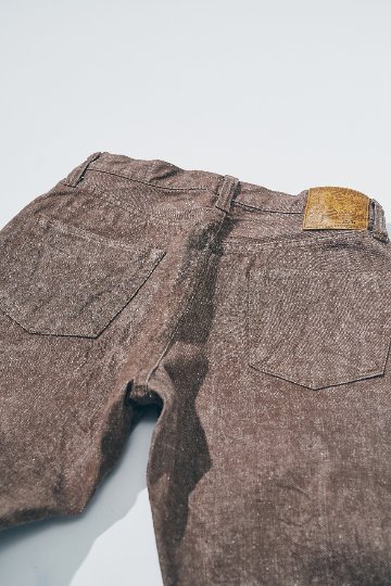 S310BRX ブラウンデニムスーパーワイドモデル SAMURAIJEANS サムライジーンズデニムジーンズ 15OZ鹿の子セルビッチデニムの画像