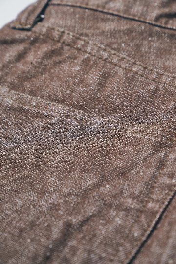 S310BRX ブラウンデニムスーパーワイドモデル SAMURAIJEANS サムライジーンズデニムジーンズ 15OZ鹿の子セルビッチデニムの画像