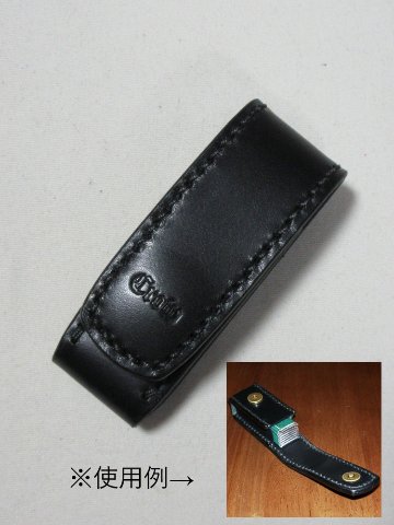 GRC-ADV-CRガムリップケース-GRCADV-黒羽（CROW：クロウ)-黒羽ガムリップケース レザー メンズの画像