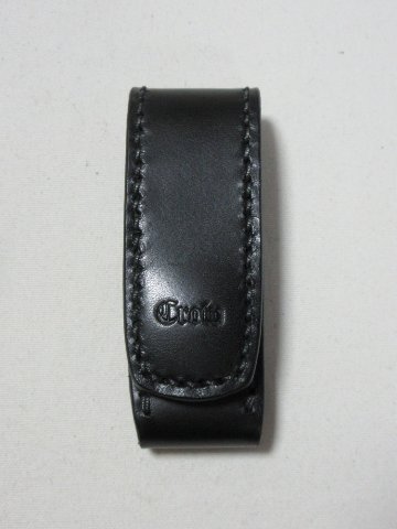 GRC-ADV-CRガムリップケース-GRCADV-黒羽（CROW：クロウ)-黒羽ガムリップケース レザー メンズの画像