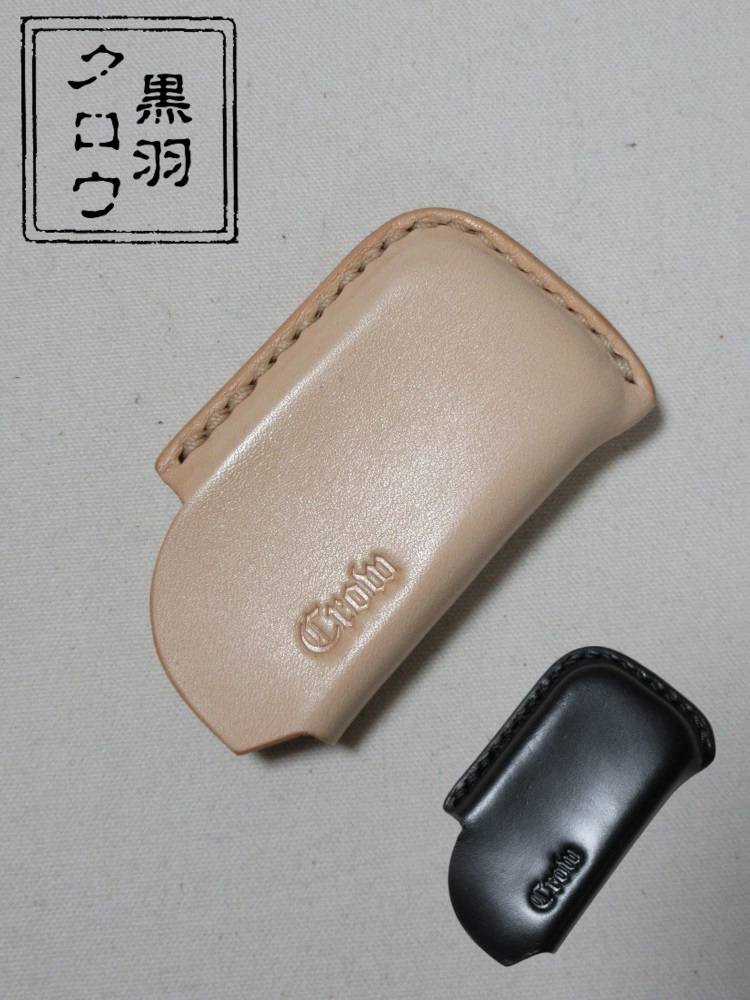 PINC-ADV-CRピンキーケース-PINCADV-黒羽（CROW：クロウ)-黒羽ピンキーケース レザー メンズの画像