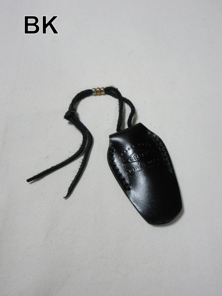 KC1-ADV-CRキーケース1-KC1ADV-黒羽（CROW：クロウ)-黒羽レザーキーホルダー・黒羽キーケース レザー メンズの画像