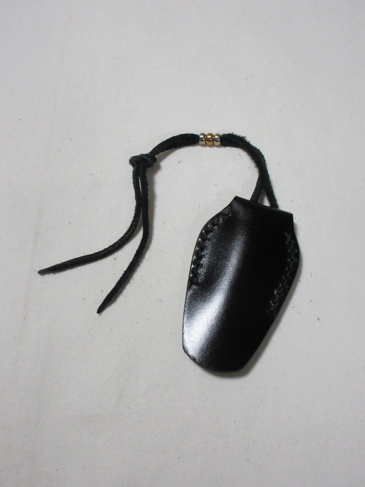 KC1-ADV-CRキーケース1-KC1ADV-黒羽（CROW：クロウ)-黒羽レザーキーホルダー・黒羽キーケース レザー メンズの画像