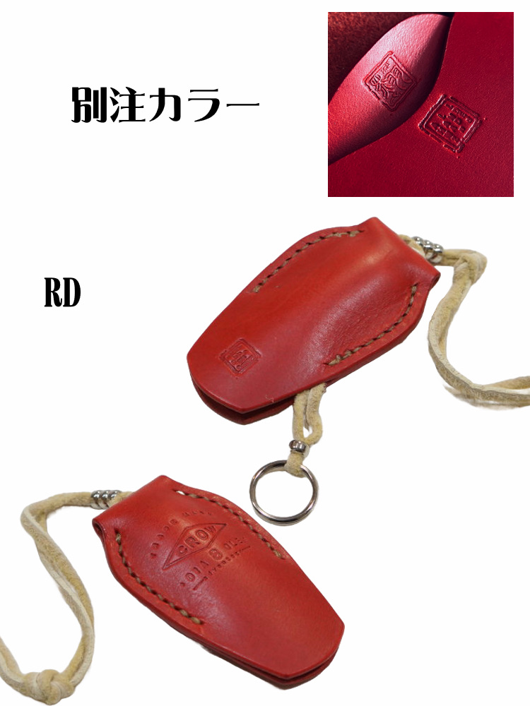 KC1-ADV-2ND-2ND別注CRレザーキーケース1-KC1ADV2ND-黒羽（CROW：クロウ)レザーキーホルダー・黒羽キーケース 25周年記念 30周年記念 レザー メンズの画像