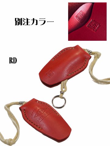 KC1-ADV-2ND-2ND別注CRレザーキーケース1-KC1ADV2ND-黒羽（CROW：クロウ)レザーキーホルダー・黒羽キーケース 25周年記念 30周年記念 レザー メンズの画像