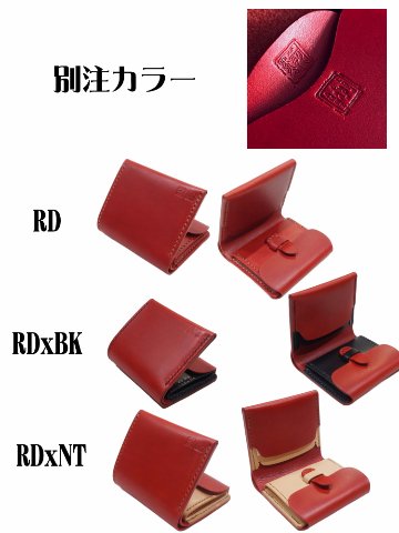 C15AN-2ND 2ND別注C15AN二つ折り財布 C15AN2ND 黒羽（CROW：クロウ) ハーフウォレット（ショートウォレット) 25周年記念 30周年記念 レザー メンズの画像