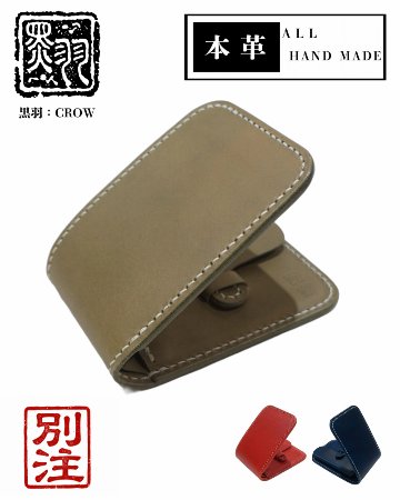 CS23-2ND 2ND別注CSハーフウォレット23 CS232ND 黒羽（CROW：クロウ)（ショートウォレット：二つ折り財布) 25周年記念 30周年記念 レザー メンズの画像