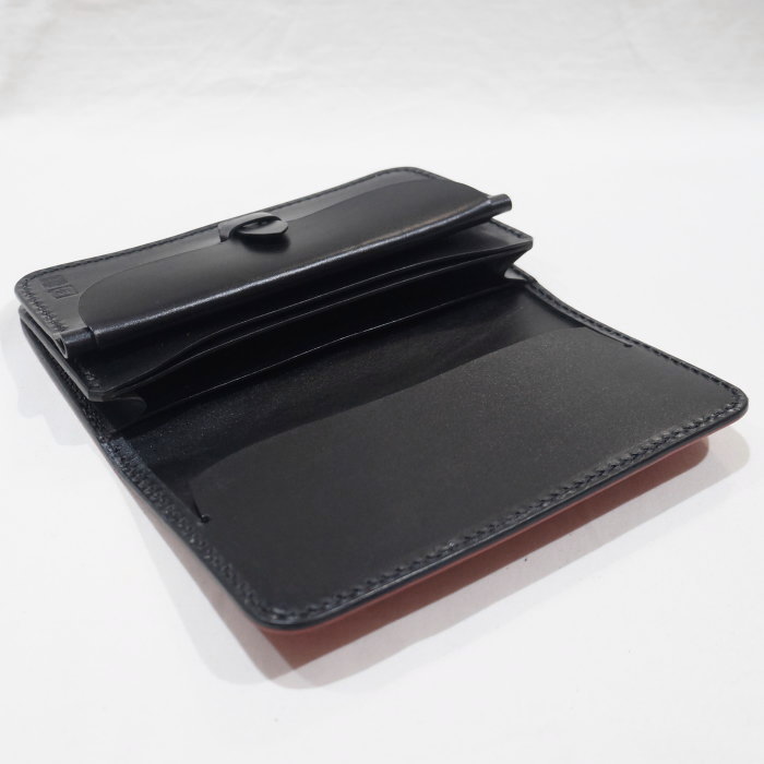 CBM195-2ND-CBM195マチ付きロングウォレット2ND別注-CBM1952ND-黒羽（CROW：クロウ)ロングウォレット 25周年記念 30周年記念 レザー メンズの画像