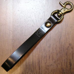 WS-S-BK-Sサイズ-黒羽ウォレットストラップ-WSS-黒羽（CROW：クロウ)ストラップの画像