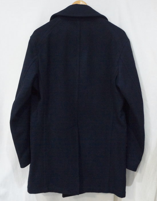 FN-OC-WP001-NV-WOOL CASHMERE PEA COAT-FNOCWP001-FLATHEAD-フラットヘッド-コート-アウターの画像