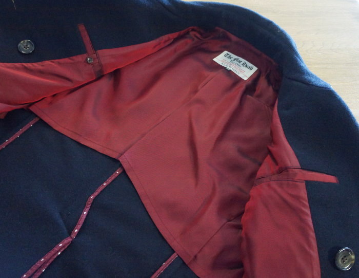 FN-OC-WP001-NV-WOOL CASHMERE PEA COAT-FNOCWP001-FLATHEAD-フラットヘッド-コート-アウターの画像