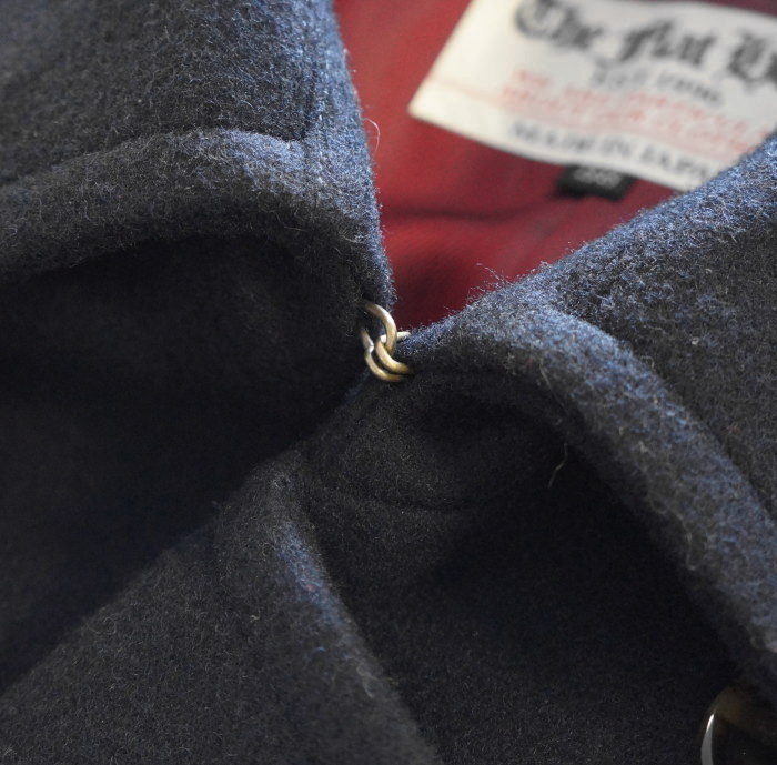 FN-OC-WP001-NV-WOOL CASHMERE PEA COAT-FNOCWP001-FLATHEAD-フラットヘッド-コート-アウターの画像