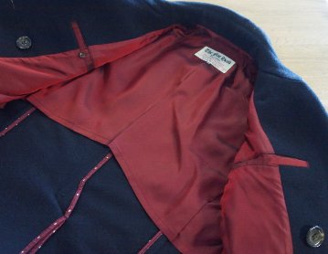 FN-OC-WP001-NV-WOOL CASHMERE PEA COAT-FNOCWP001-FLATHEAD-フラットヘッド-コート-アウターの画像