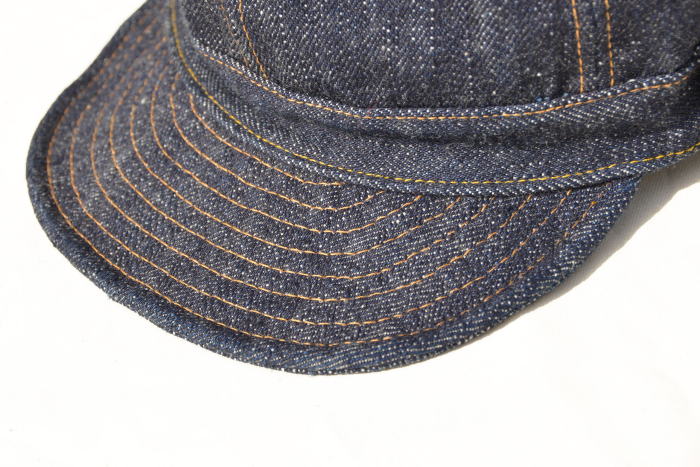 SJ201WC-710XX19OZ-ID-19OZデニムワークキャップ-SJ201WC710XX19OZ-SAMURAIJEANS-サムライジーンズキャップ-帽子の画像