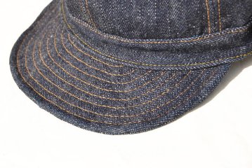 SJ201WC-710XX19OZ-ID-19OZデニムワークキャップ-SJ201WC710XX19OZ-SAMURAIJEANS-サムライジーンズキャップ-帽子の画像