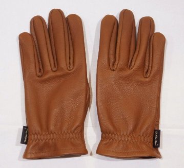 FN-GG-L001-BR-ディアスキングローブ-FNGGL001-FLATHEAD-フラットヘッド手袋の画像