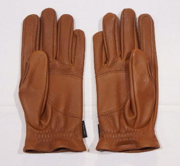 FN-GG-L001-BR-ディアスキングローブ-FNGGL001-FLATHEAD-フラットヘッド手袋の画像