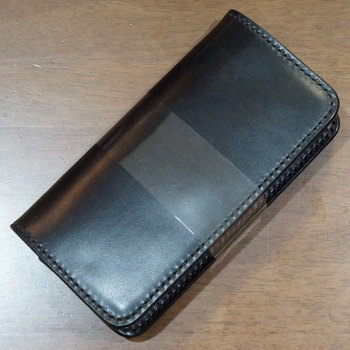 CBM195-BK-CBM195マチ付きロングウォレット-黒羽（CROW：クロウ)ロングウォレットの画像