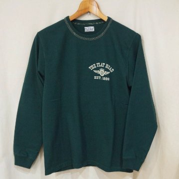 FN-THCL-102-DGRN-フラットヘッドロングTシャツ102-FNTHCL102-FLATHEAD-フラットヘッドロングスリーブTシャツ-長袖Tシャツ-ロンTの画像