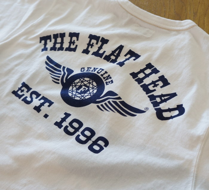 FN-THCL-102-WH-フラットヘッドロングTシャツ102-FNTHCL102-FLATHEAD-フラットヘッドロングスリーブTシャツ-長袖Tシャツ-ロンTの画像