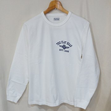 FN-THCL-102-WH-フラットヘッドロングTシャツ102-FNTHCL102-FLATHEAD-フラットヘッドロングスリーブTシャツ-長袖Tシャツ-ロンTの画像