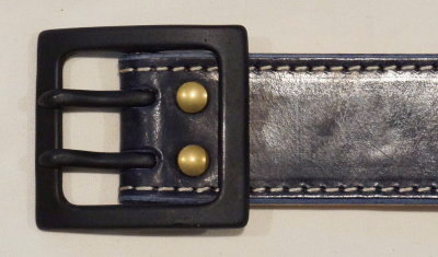 A107HS-NV-ブライドルレザーステッチベルト17-SAMURAIJEANS-サムライジーンズベルトの画像