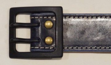 A107HS-NV-ブライドルレザーステッチベルト17-SAMURAIJEANS-サムライジーンズベルトの画像