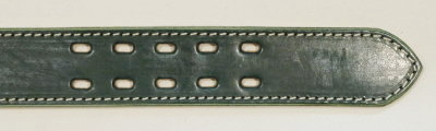 A107HS-GRN-ブライドルレザーステッチベルト17-SAMURAIJEANS-サムライジーンズベルトの画像