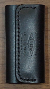 KC2-ADV-BK-CRレザーキーケース2-KC2ADV-黒羽（CROW：クロウ)レザーキーケースの画像