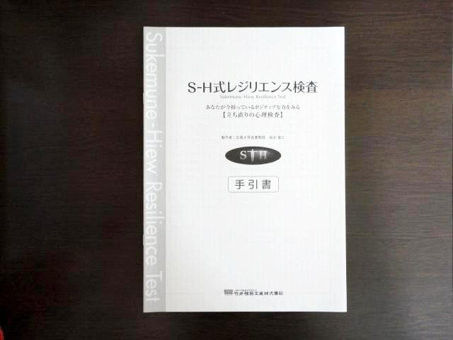 手引書（S-H式レジリエンス検査）の画像