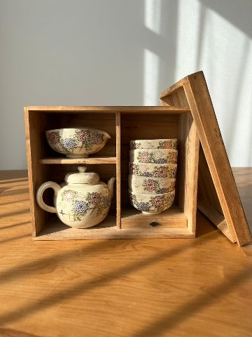 清水焼　茶器セットの画像