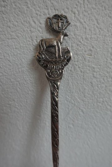 ST HUBERT鹿スプーン（シルバー）の画像