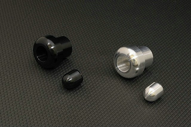 【NA用】ACダイヤル,ボタン:タイプ2・ブラックアルマイト仕様の画像