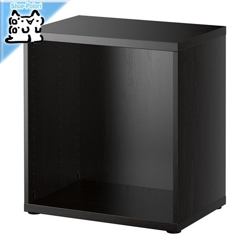 【IKEA Original】BESTA -ベストー- シェルフ/テレビ台　フレーム ブラックブラウン 60x40x64 cm画像