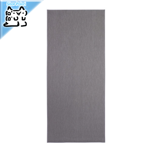 【IKEA Original】SOLLINGE -ソッリンゲ- ラグ 平織り グレー 65x150 cm画像
