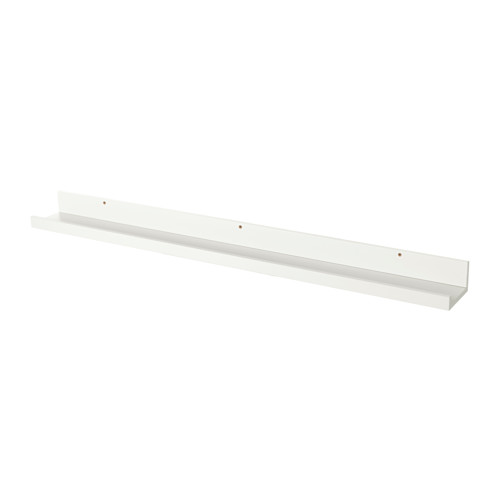 【IKEA Original】MOSSLANDA -モッスランダ- アート用飾り棚　ホワイト　115cm画像