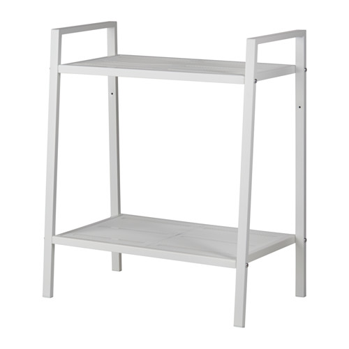 【IKEA Original】LERBERG -レールベリ- シェルフユニット 2段収納 ホワイト 60x70 cmの画像