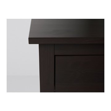 【IKEA Original】HEMNES -ヘムネス- 引き出しユニット チェスト（引き出し×2） ブラックブラウン 54x66 cm画像