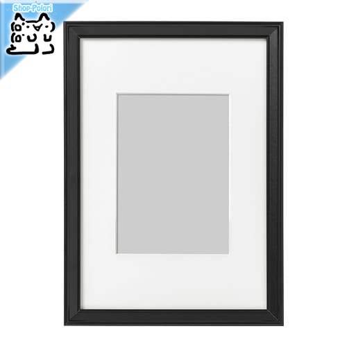 【IKEA Original】KNOPPANG -クノッペング- フォトフレーム 写真フレーム コラージュ用フレーム ブラック21x30 cm画像