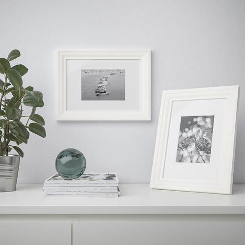 【IKEA Original】EDSBRUK -エードスブルク- フォトフレーム 写真フレーム コラージュ用フレーム ホワイト 21x30 cm画像