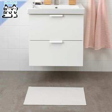 【IKEA Original】FINTSEN -フィントセン- バスマット ホワイト 40x60 cm画像